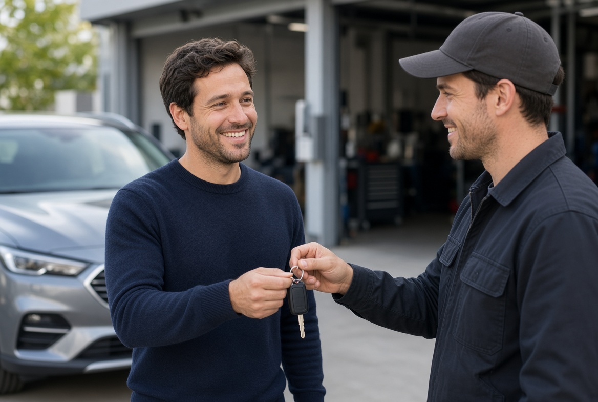 Full car service package with inspection report